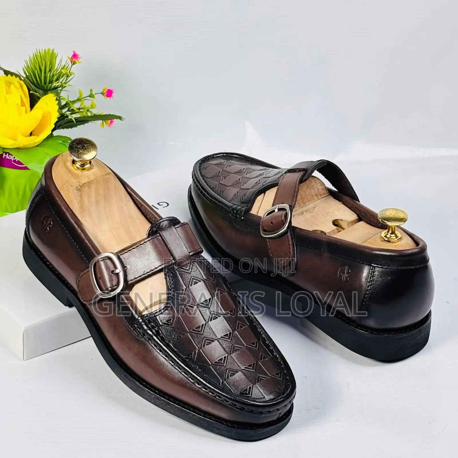 Gianfranco Butteri Black And Brown Leather Men’S Sandals Shoe