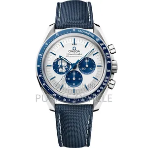 Omega Speedmaster Moonwatch Silver Snoopy Award50th Anniversary Watch.