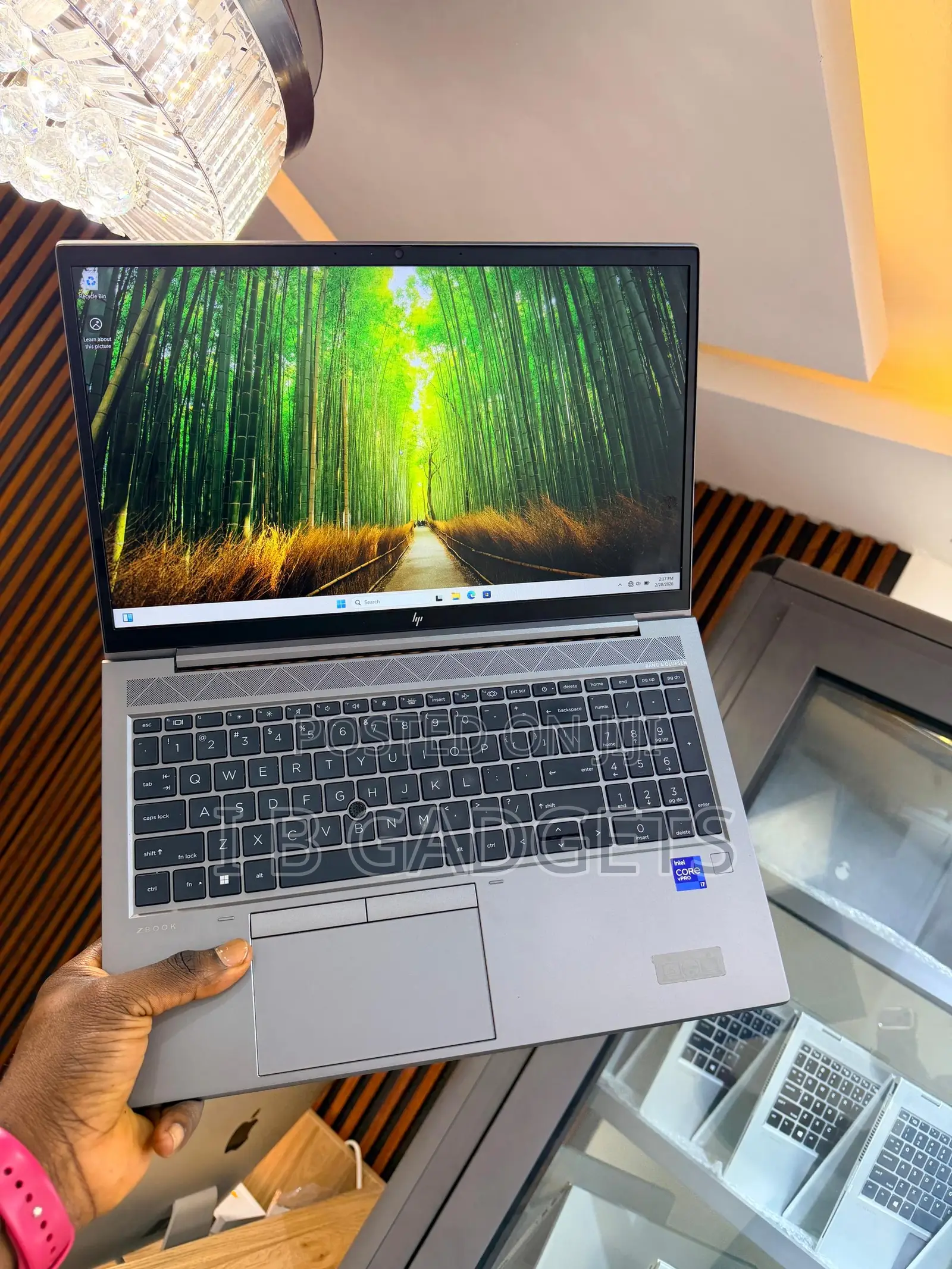 Laptop HP ZBook Fury 15 G8 16GB Intel Core i7 SSD 512GB