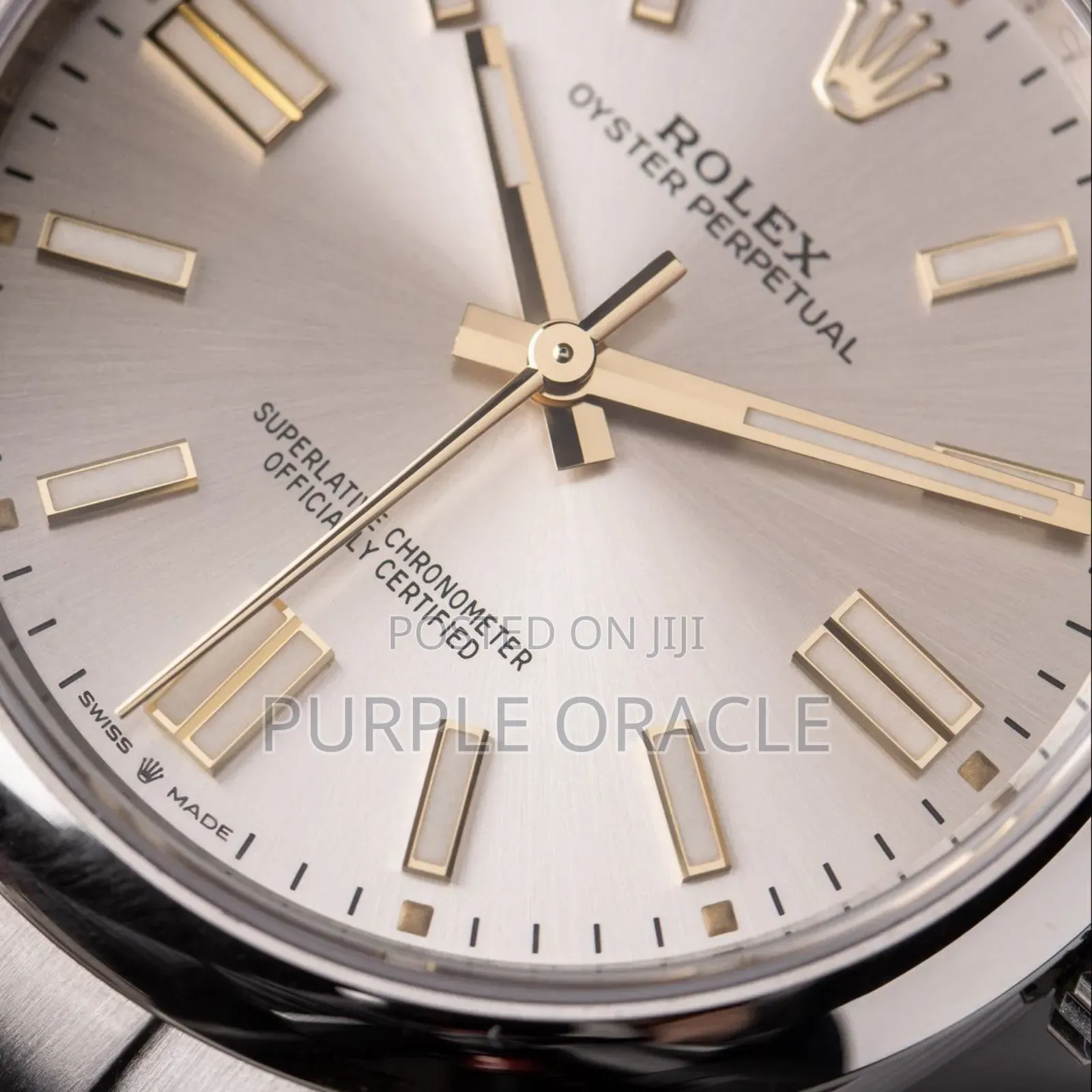 Rolex Oyster Perpetual Men's Steel Dome Bezel Watch 134300.