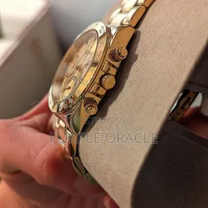Guess Chronograph Men’S Watch Gold Plated Watch.