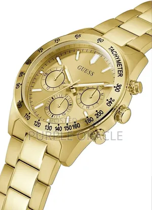 Guess Chronograph Men’S Watch Gold Plated Watch.