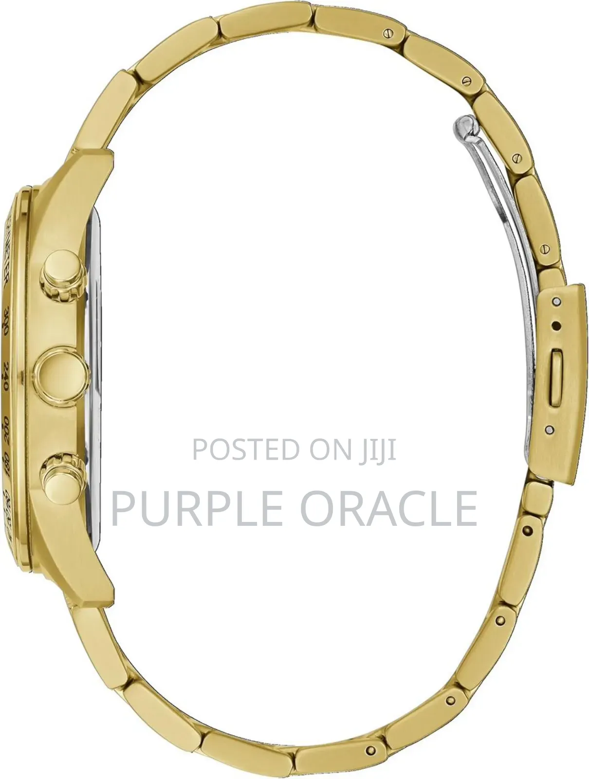 Guess Chronograph Men’S Watch Gold Plated Watch.