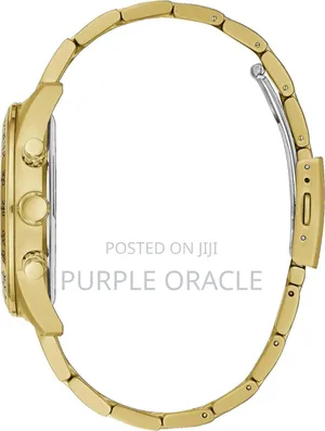 Guess Chronograph Men’S Watch Gold Plated Watch.