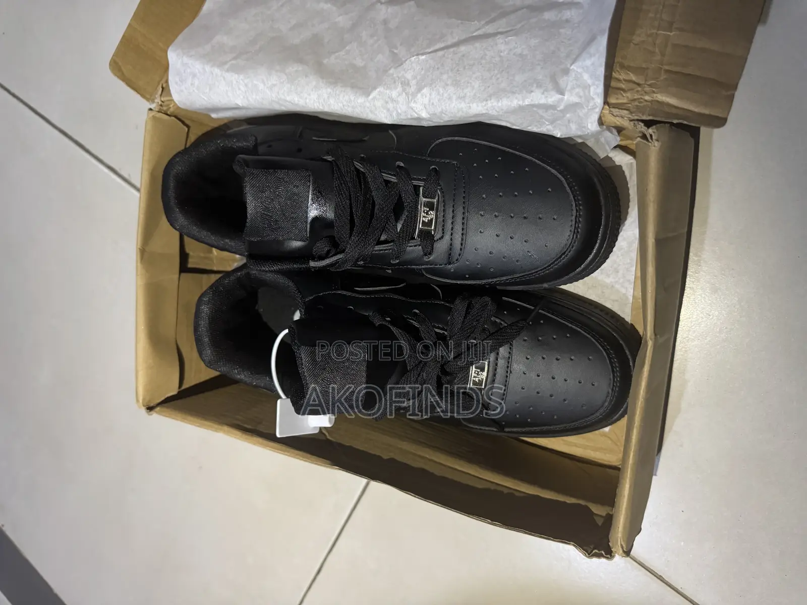 Original Nike Airforce One Blacks