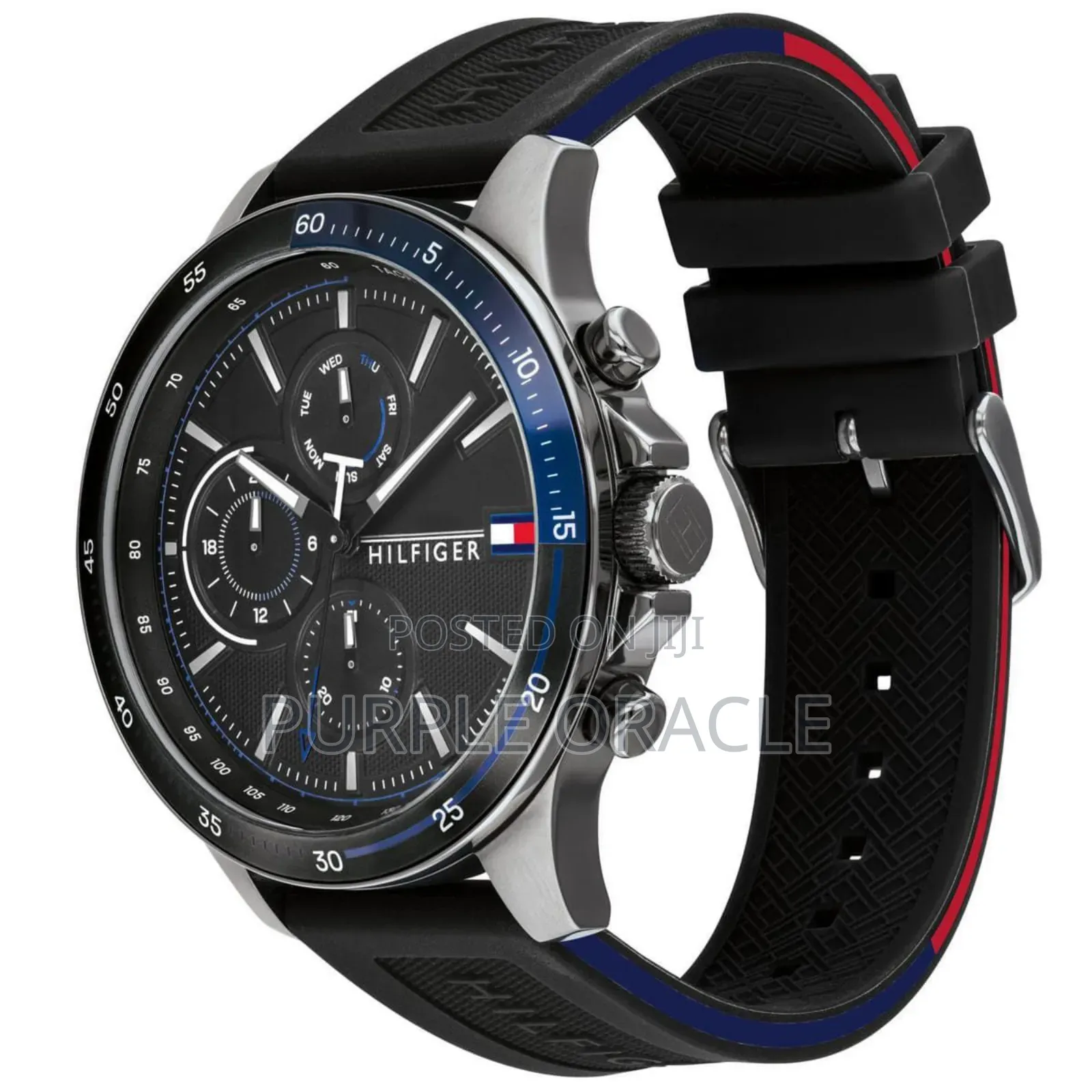 Tommy Hilfiger Bank Prime Men’S Watch With Durable Silicone Strap