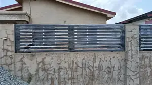 Modern Galvanized Metal Fence Wall Design | Strong Durable