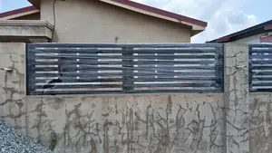Modern Galvanized Metal Fence Wall Design | Strong Durable