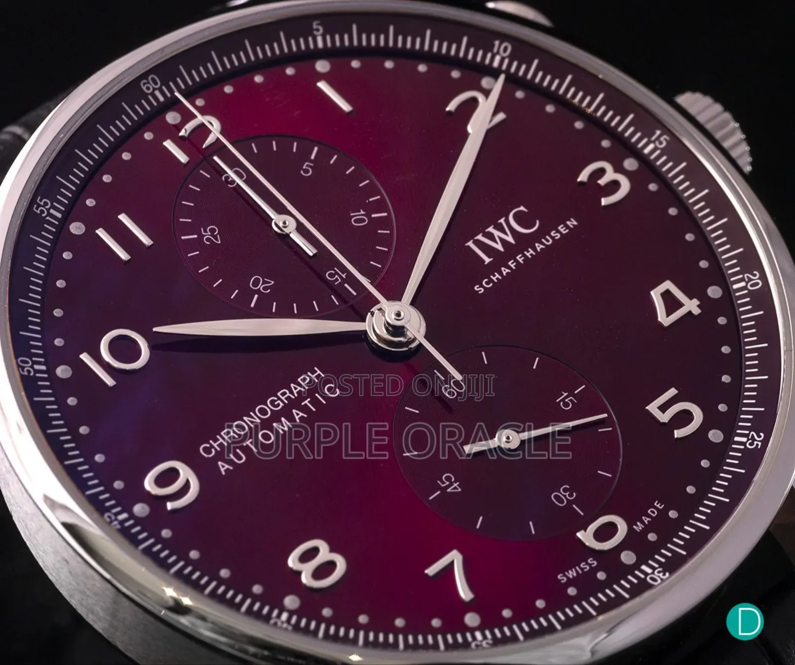 Iwc Portugieser Chronograph Watch For Men..