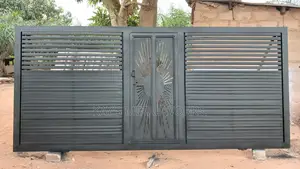 Modern Galvanized Metal Fence Gate – Custom Made