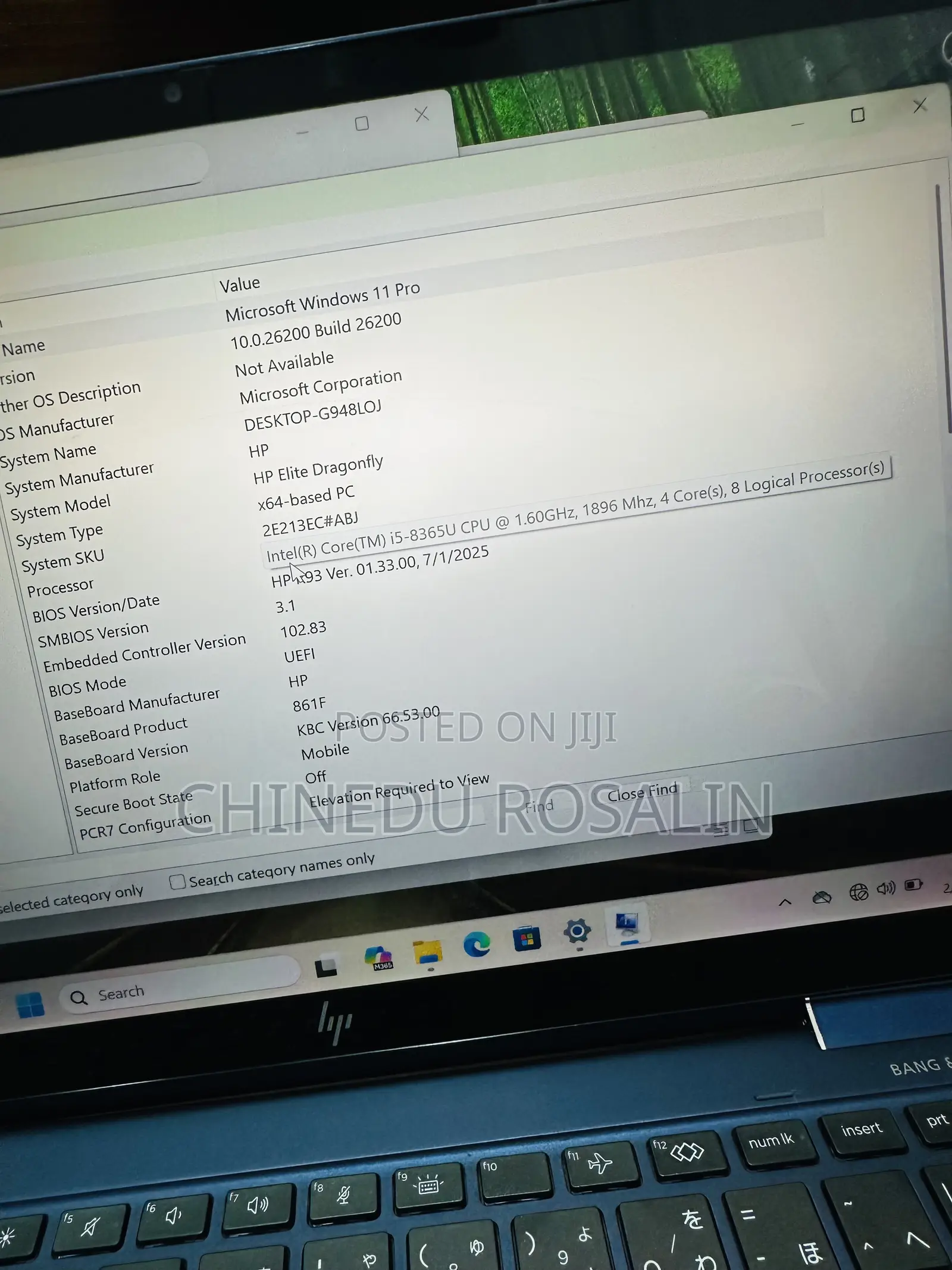 Laptop HP Dragonfly G2 8GB Intel Core i5 SSD 256GB