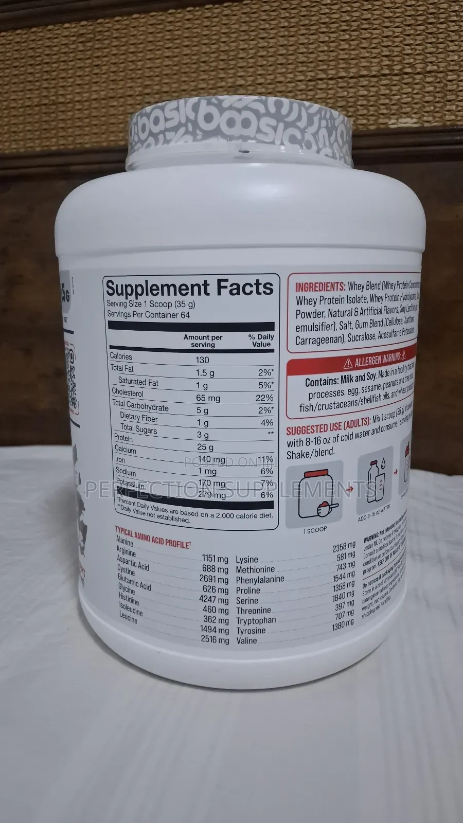 Basic Superior Whey Protein 5lbs
