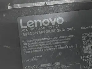 Lenovo Usb Charger/Adapter 20v, 300w for Lenovo 7 Gen 6 16” Gaming Lap