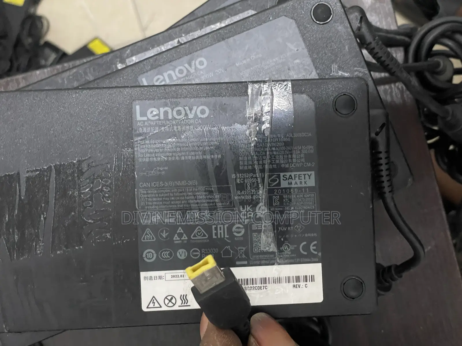 Lenovo Usb Charger/Adapter 20v, 300w for Lenovo 7 Gen 6 16” Gaming Lap