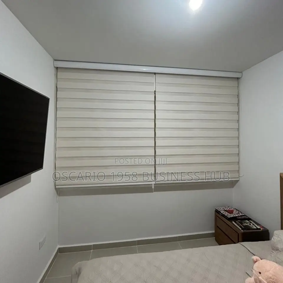 Warehouse Wonder Modern Zebra Window Curtain Blinds 