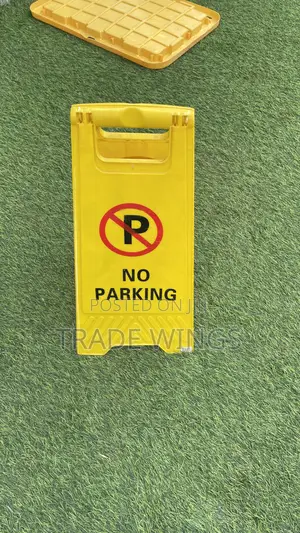 Two No Parking Signs For Construction Or Organization