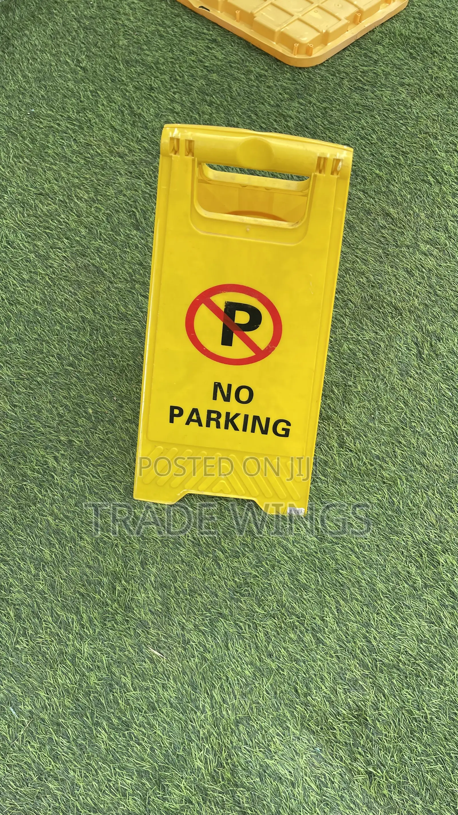 Two No Parking Signs For Construction Or Organization