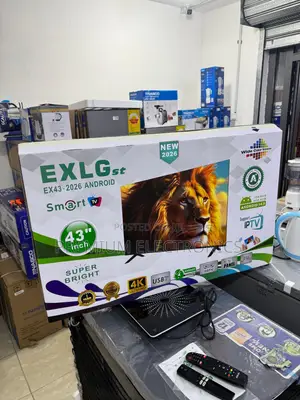 Exlg 43" High Picture Quality Smart Android Digital Satellite Tv