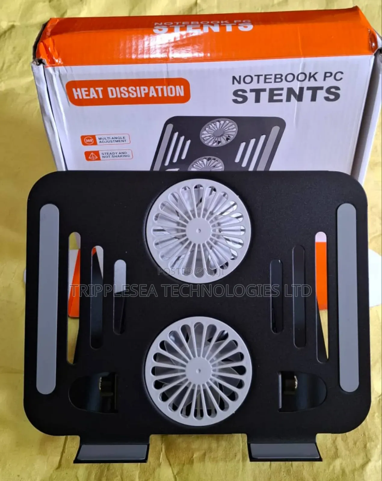 Adjustable Laptop Stand + Fan