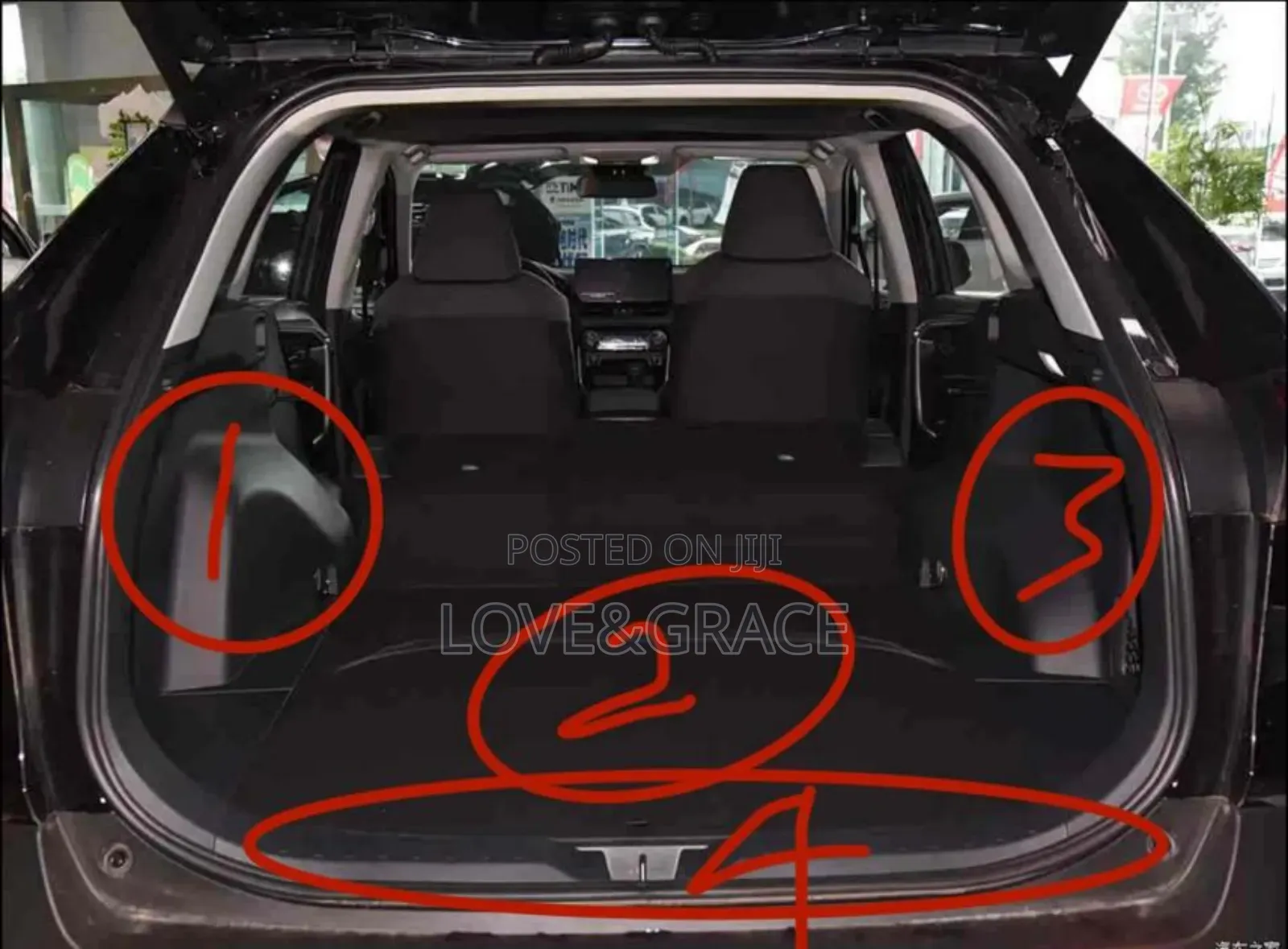 Rav 4 Inner Boot Panels Complete With No Mat