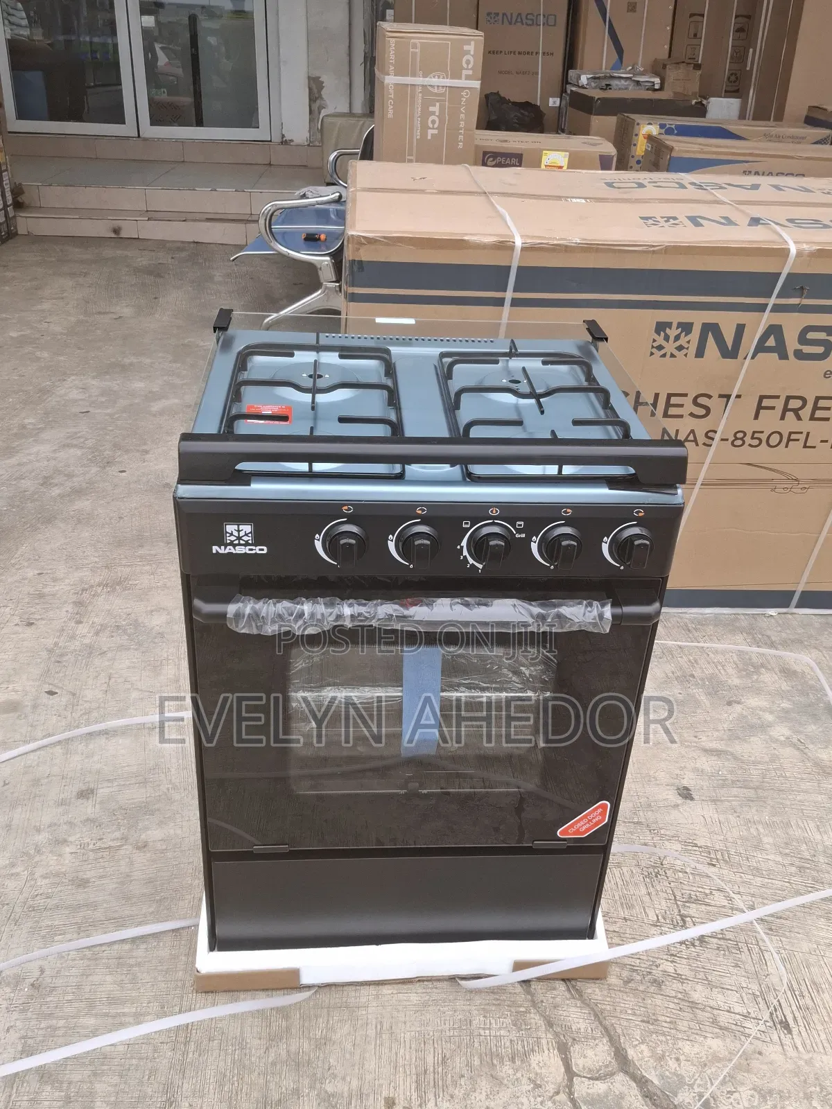 Nasco Gas Cooker Stainless Steel Brand New for Sale at Affordable