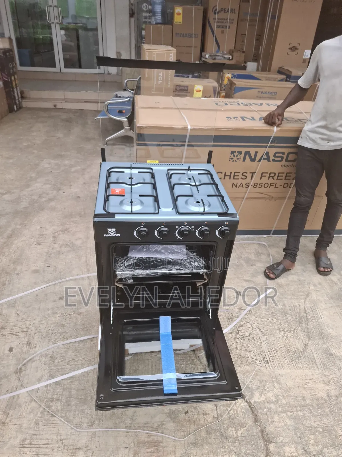 Nasco Gas Cooker Stainless Steel Brand New for Sale at Affordable