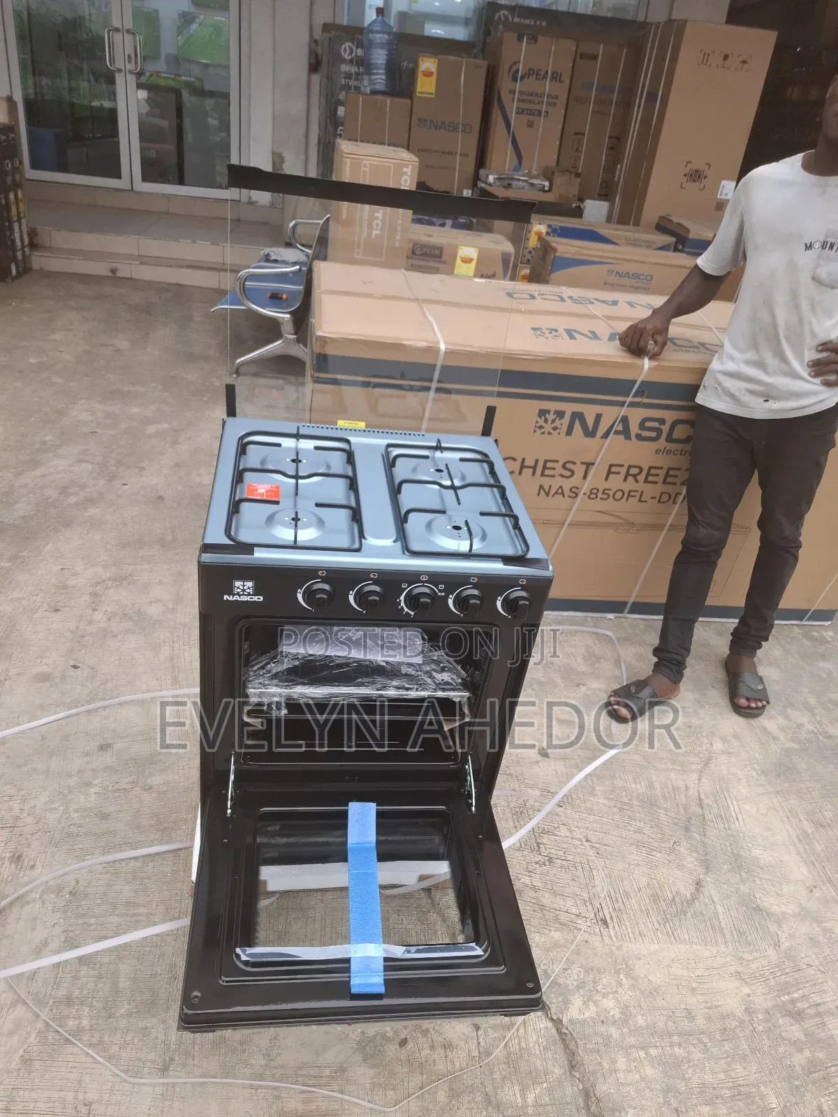 Nasco Gas Cooker Stainless Steel Brand New for Sale at Affordable