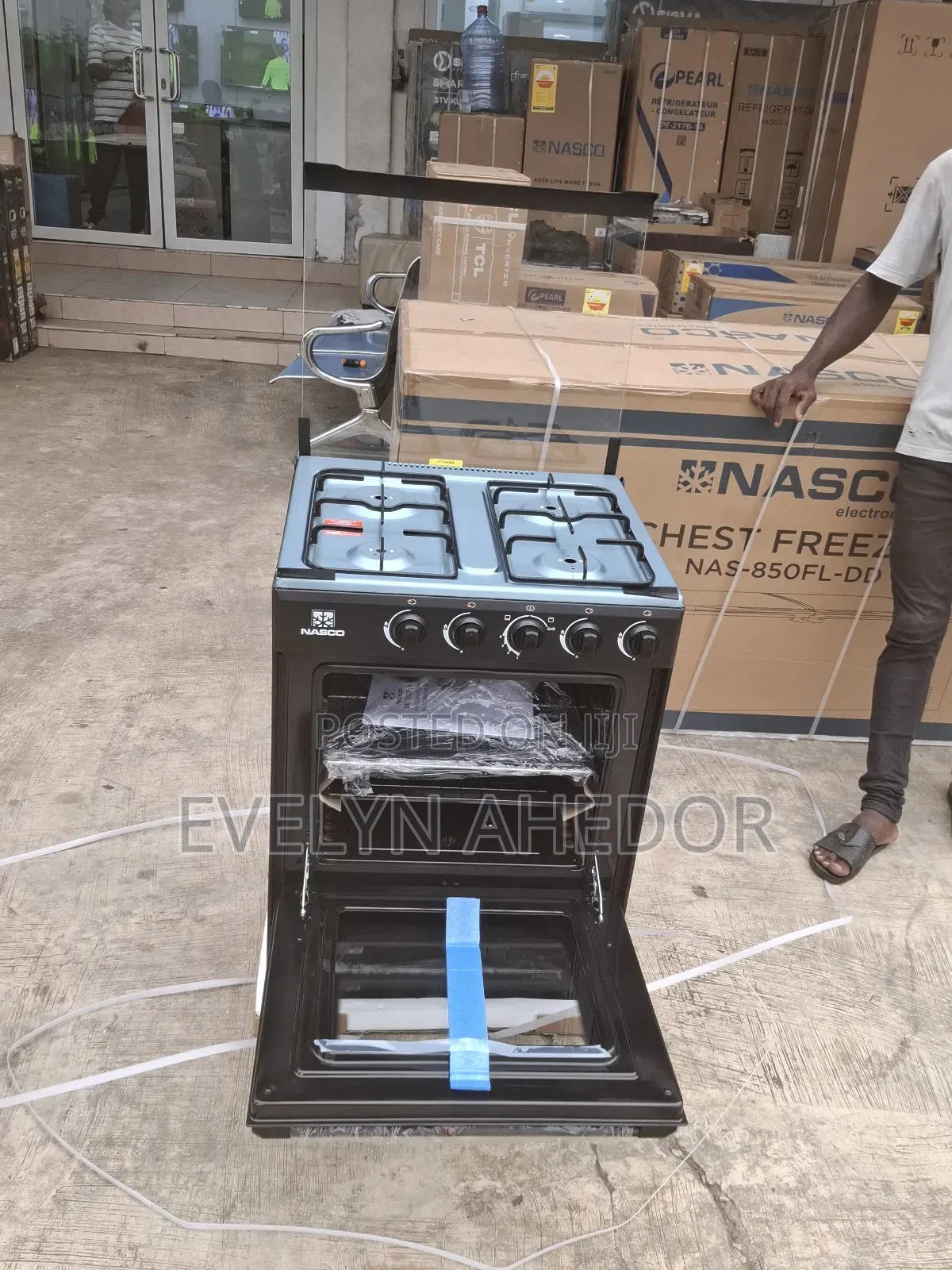 Nasco 4 Burnes Gas Cooker With Oven and Grill for Sale at Cool Price
