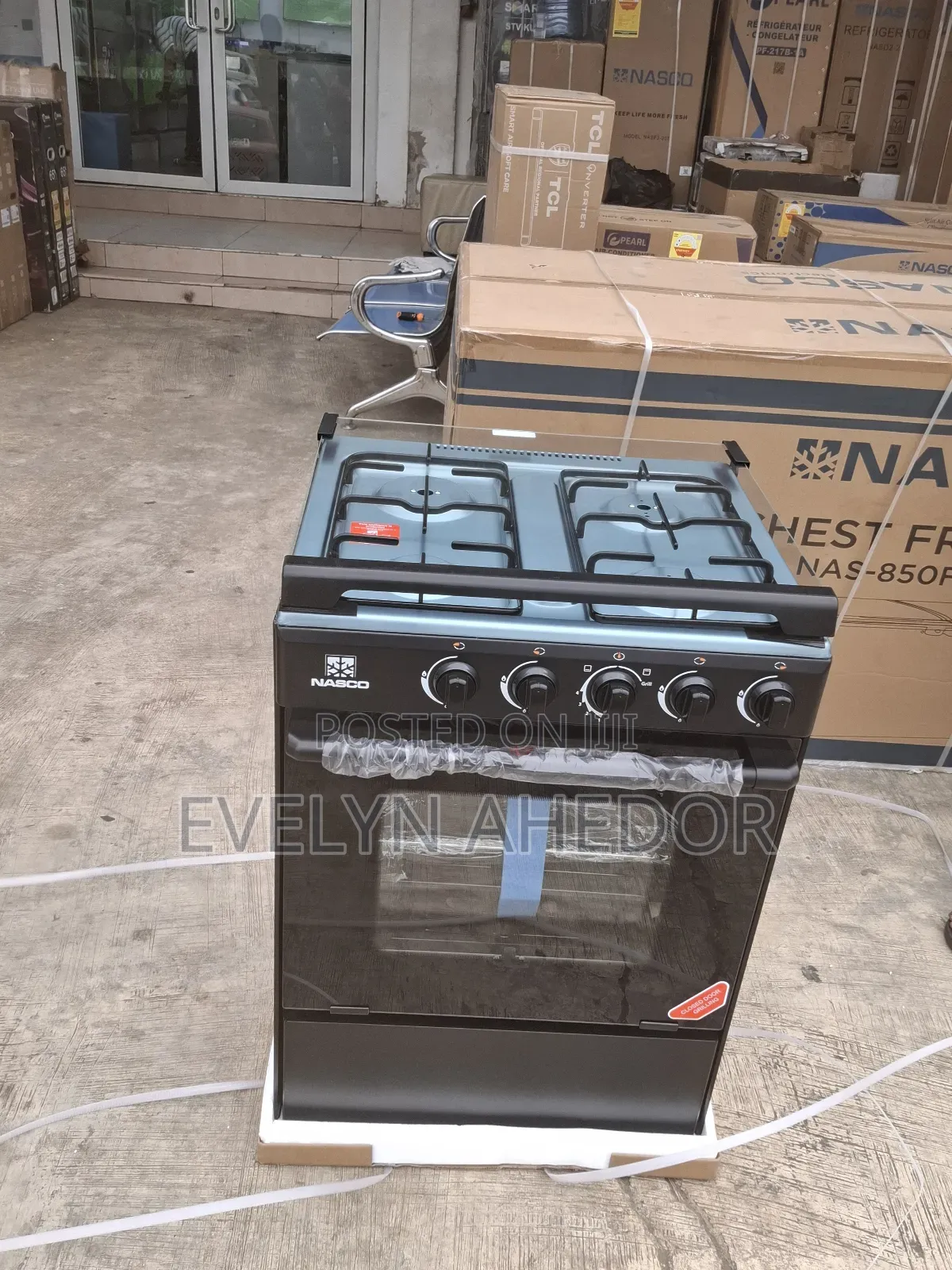 Nasco 4 Burnes Gas Cooker With Oven and Grill for Sale at Cool Price
