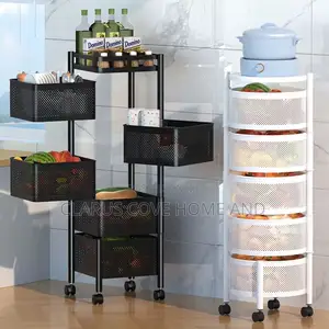 Multi-Tier Rolling Storage Rack