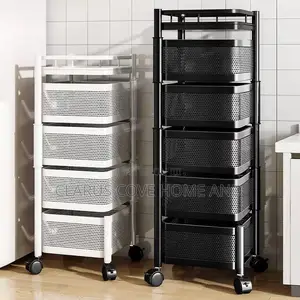 Multi-Tier Rolling Storage Rack