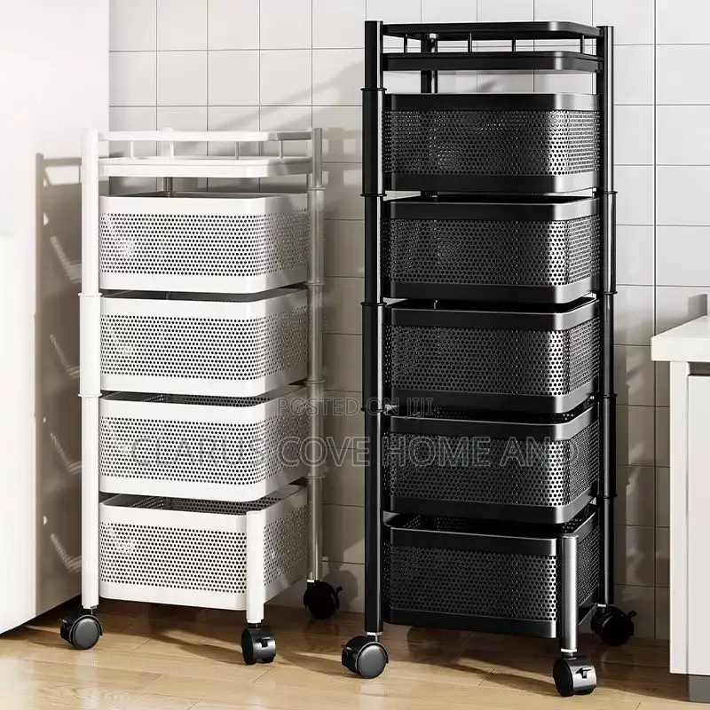 Multi-Tier Rolling Storage Rack
