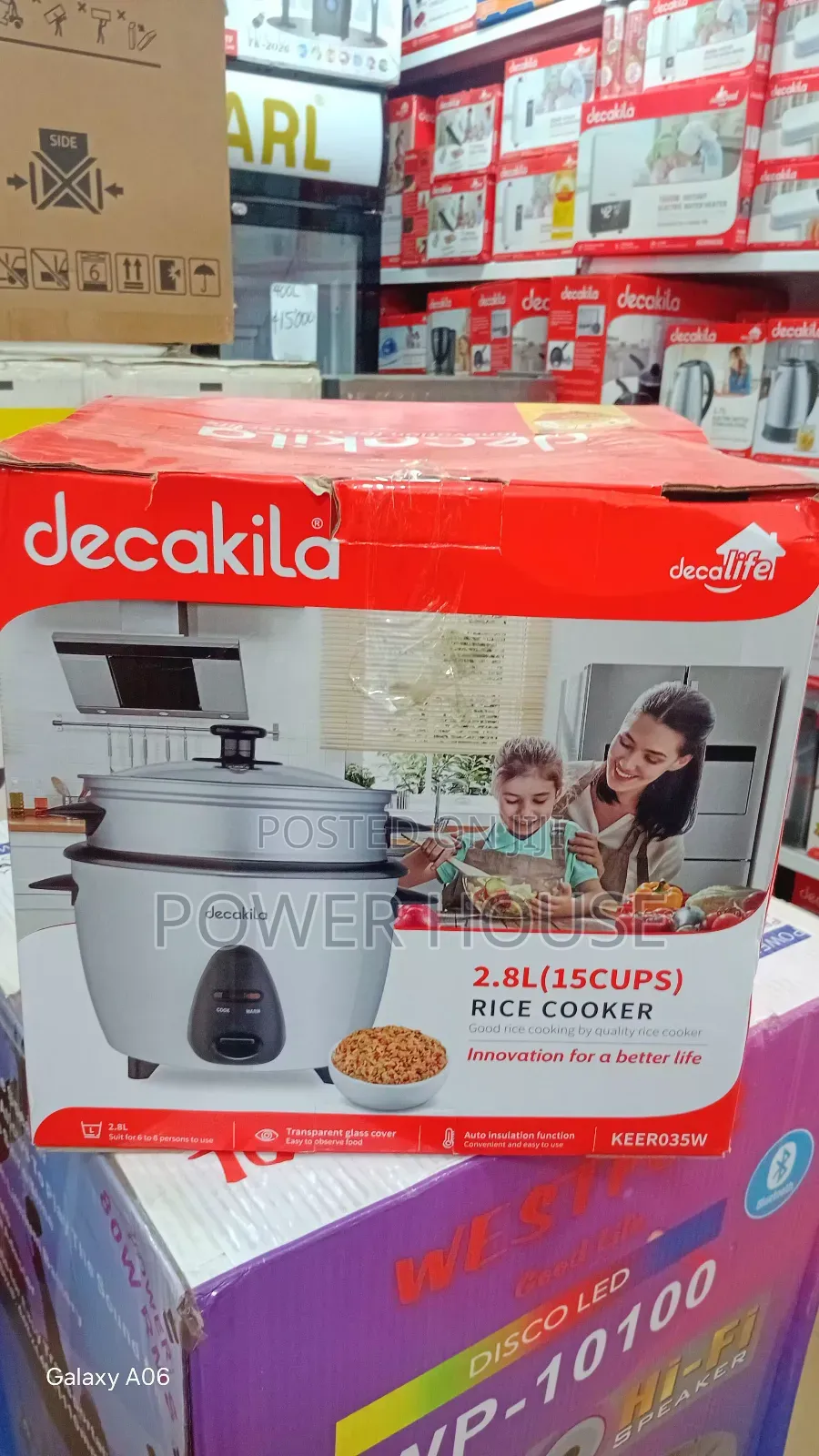 Decakila 2.8l Rice Cooker With Keep Warm Function