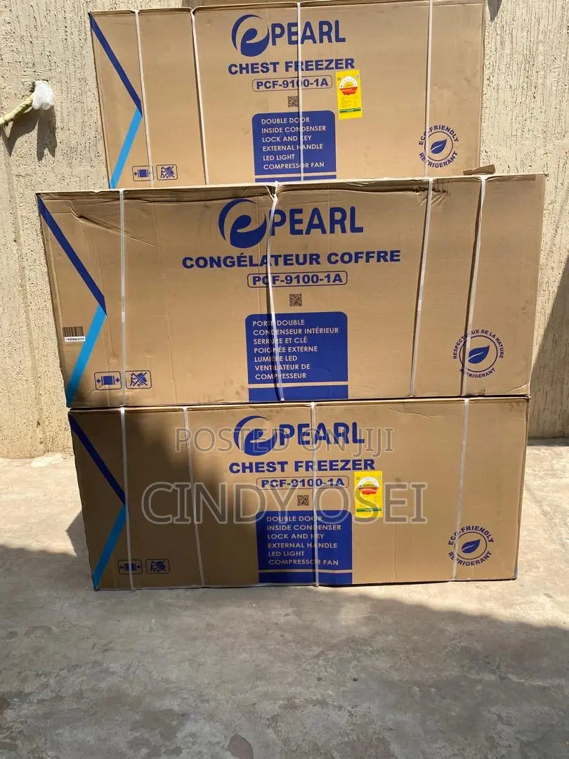 Pearl 708liters Double Door Chest Freezer