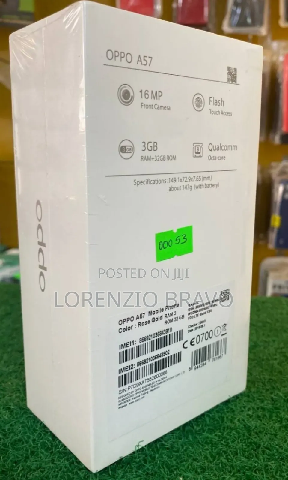 New Oppo A57 128 GB Pink