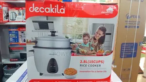Decakila 2.8l Compact Efficient Rice Cooker for Home Use.