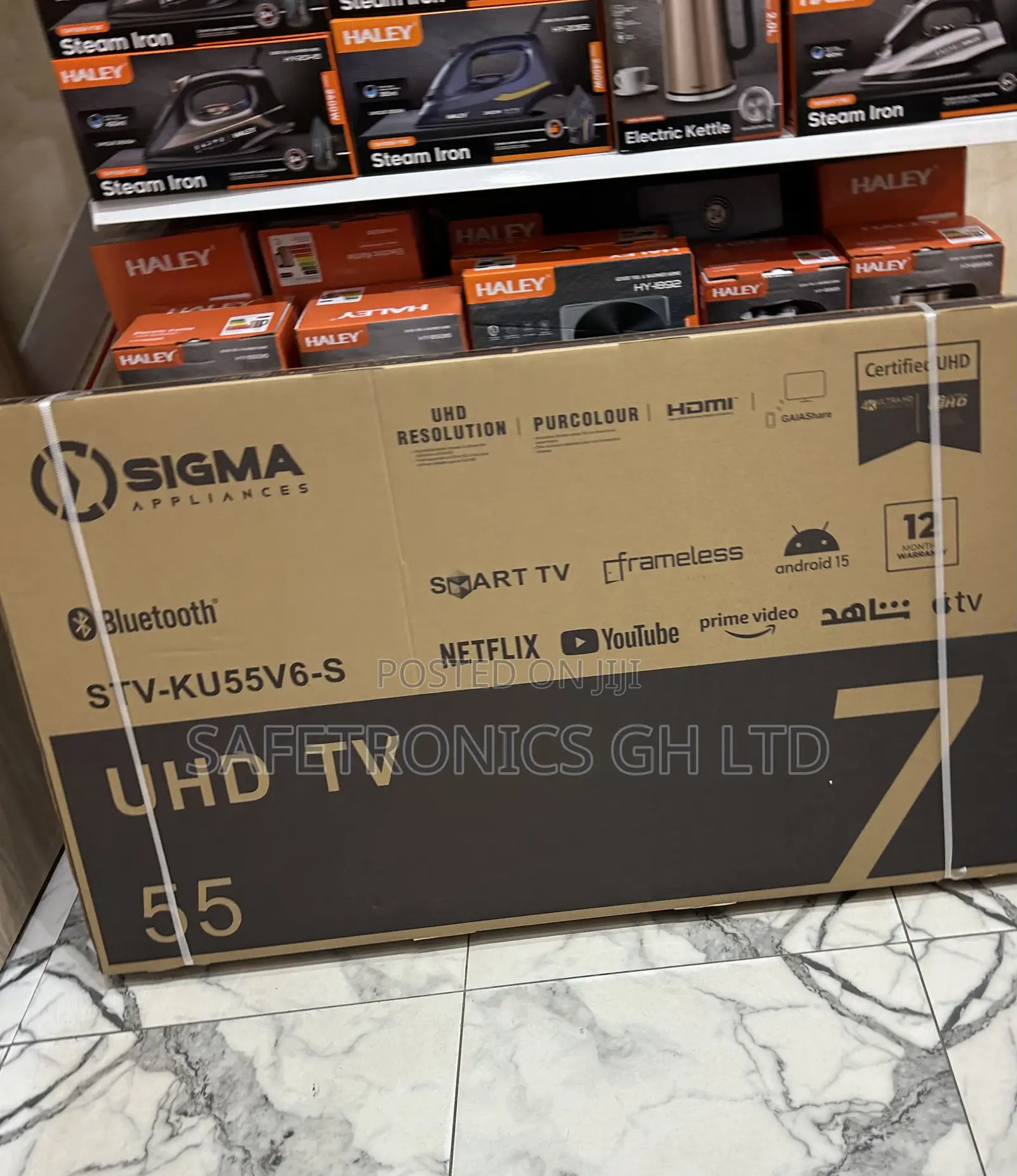 Accurate Android Sigma 55 Inch Led Uhd Digital Satellite Tv