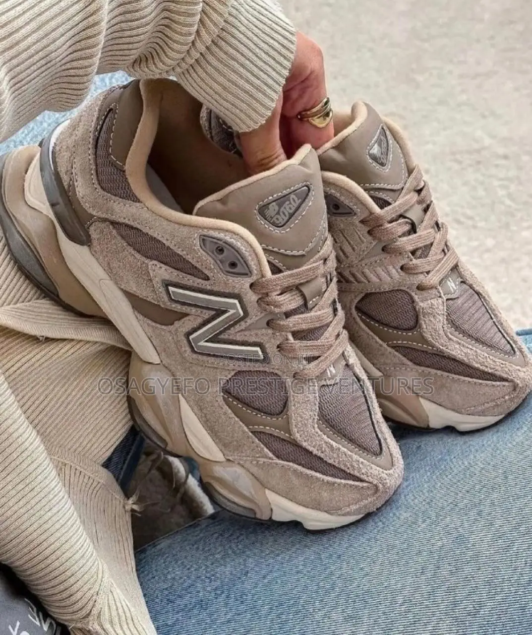 Quality New Balance 9060 Suede Brown