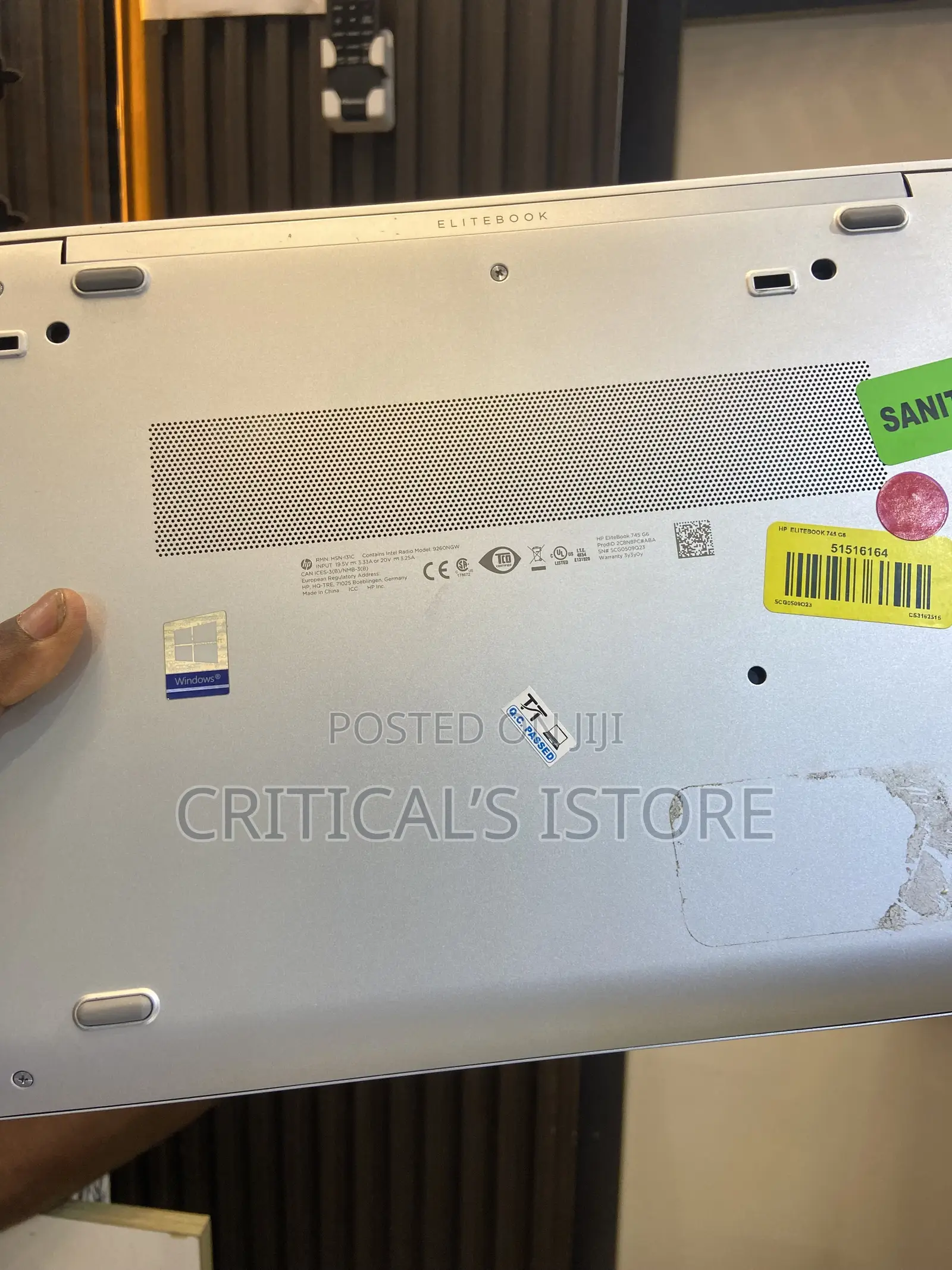 New Laptop HP EliteBook 745 G6 8GB Intel Core i5 SSD 256GB