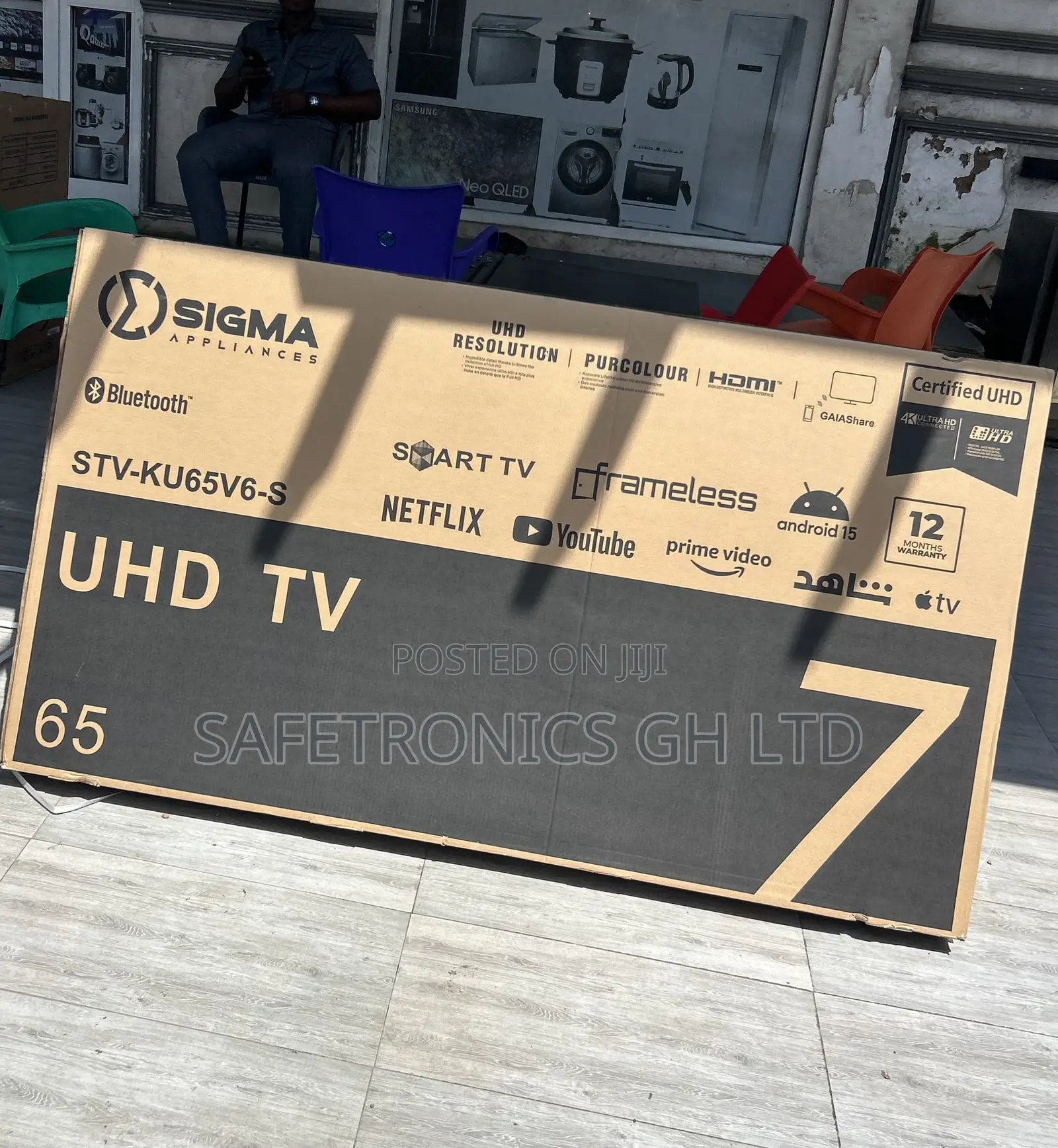 Just Purchase 65 Inch Smart Android Sigma Digital Satellite Tv