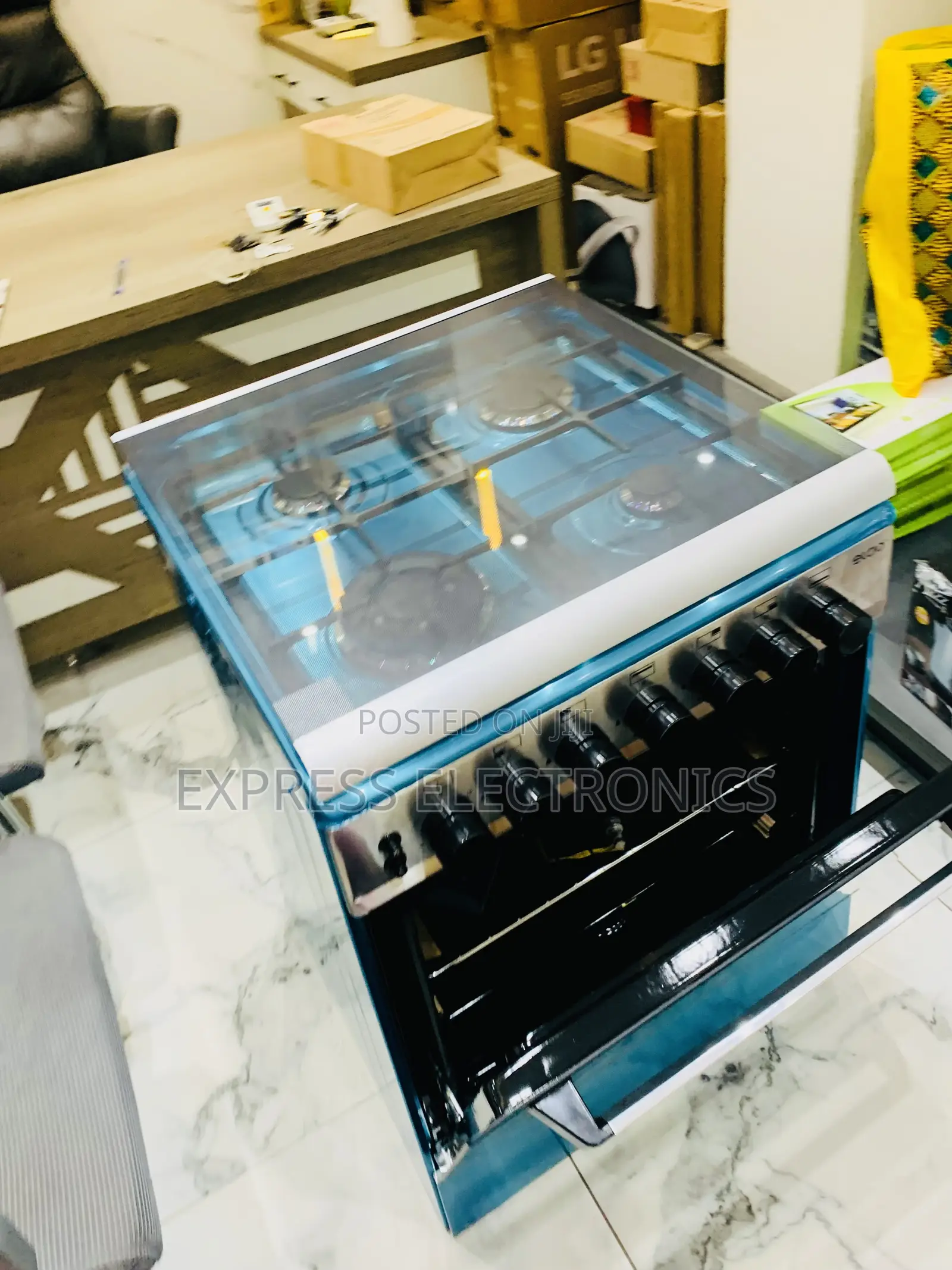 Eldo 60-60 Gas Cooker Oven Grill 4burner Auto Ignition