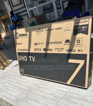 Newly Approved 65 Inch Smart Uhd Digital Satellite Android Sigma Tv