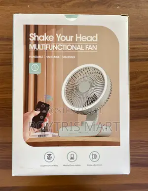 Rechargeable Desktop Fan With Remote Control