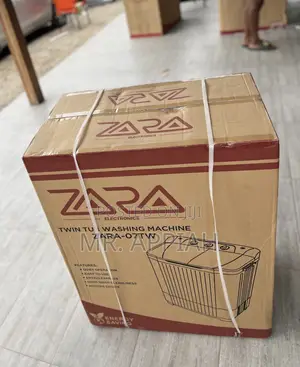 Durable Zara 7kg Semi-Auto Washing Machine(Twin Tub)Spin Dry 