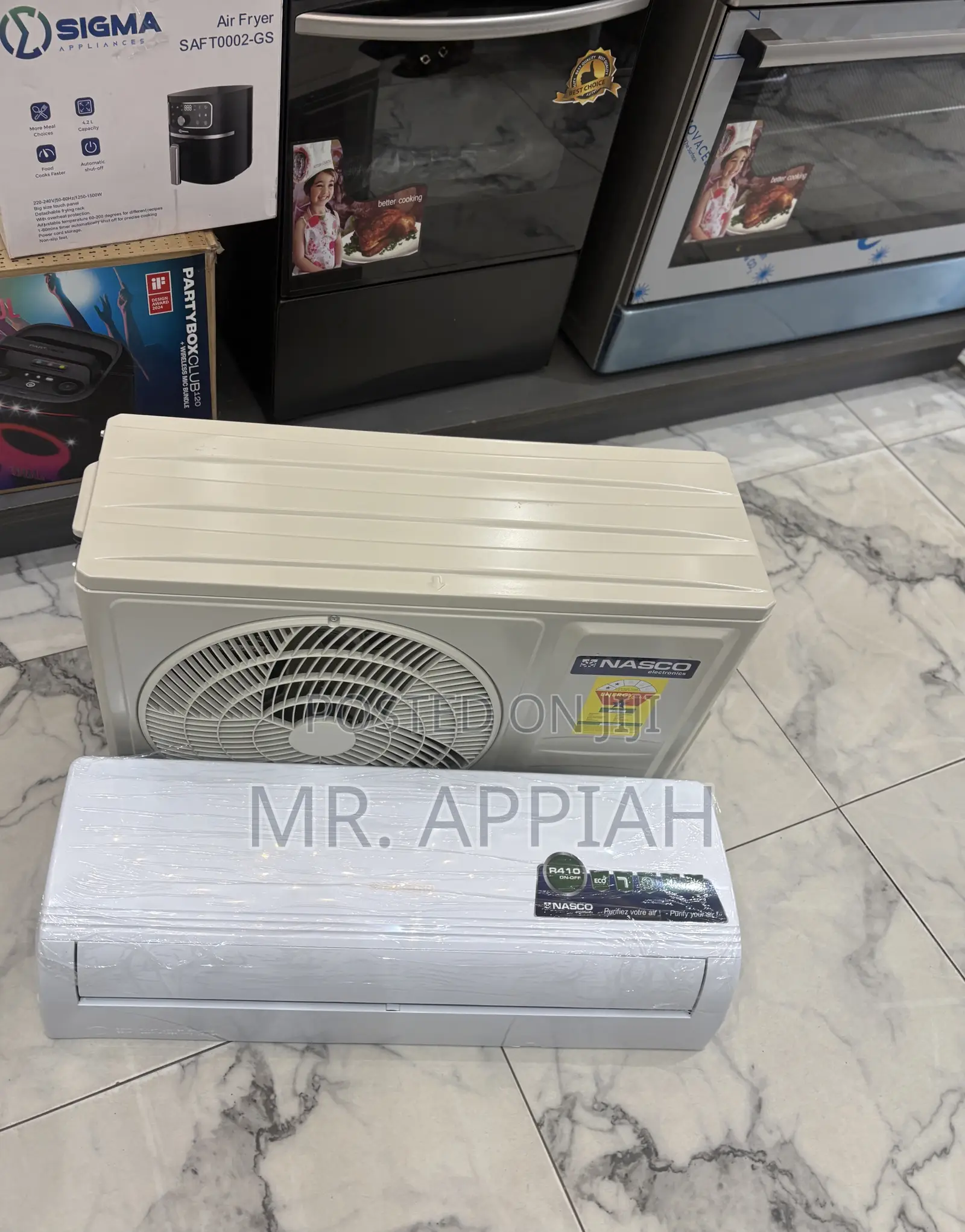 Eco-Friendly Nasco Split Type Air Conditioner(1.5hp)White 