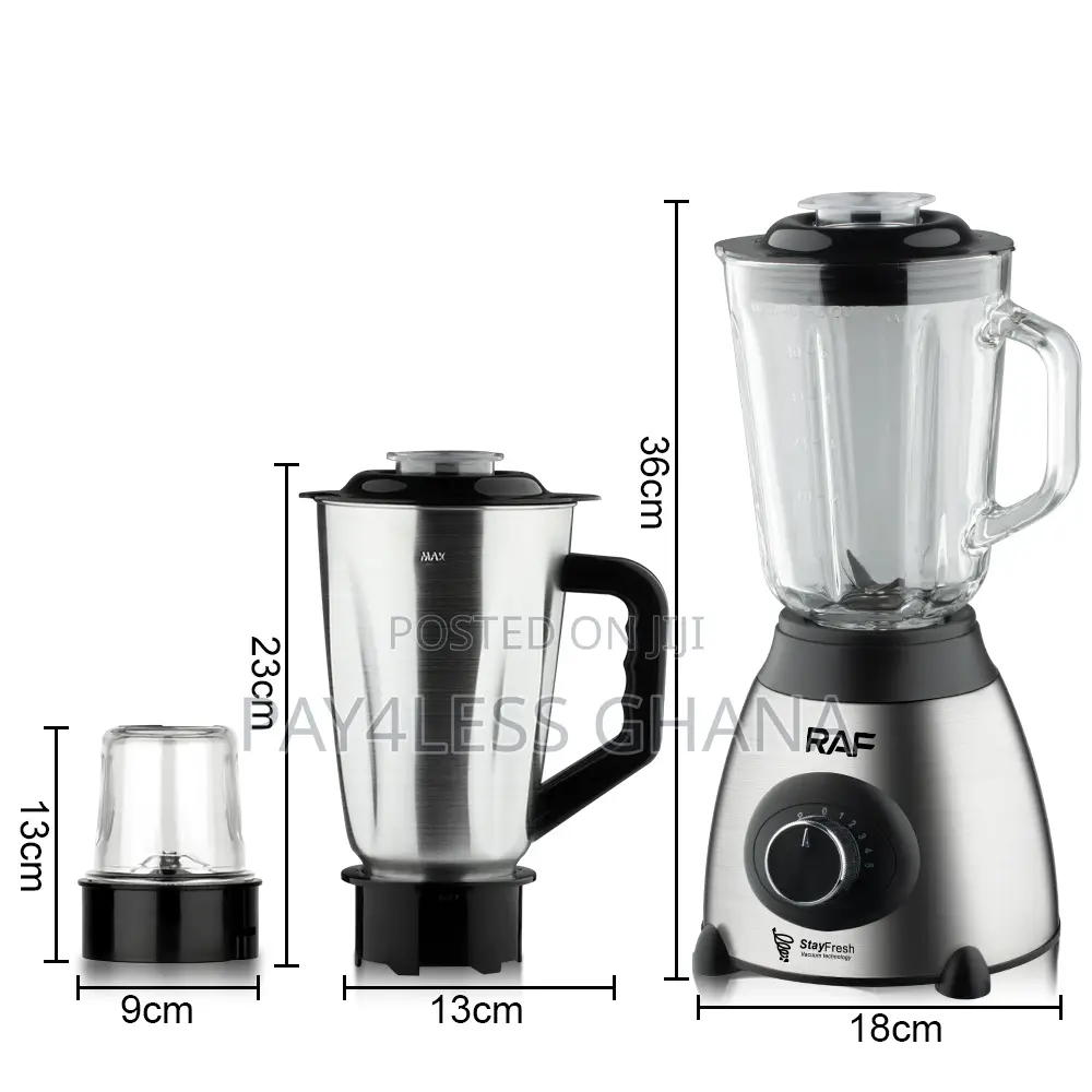3-in-1 Blender With 6 Blades