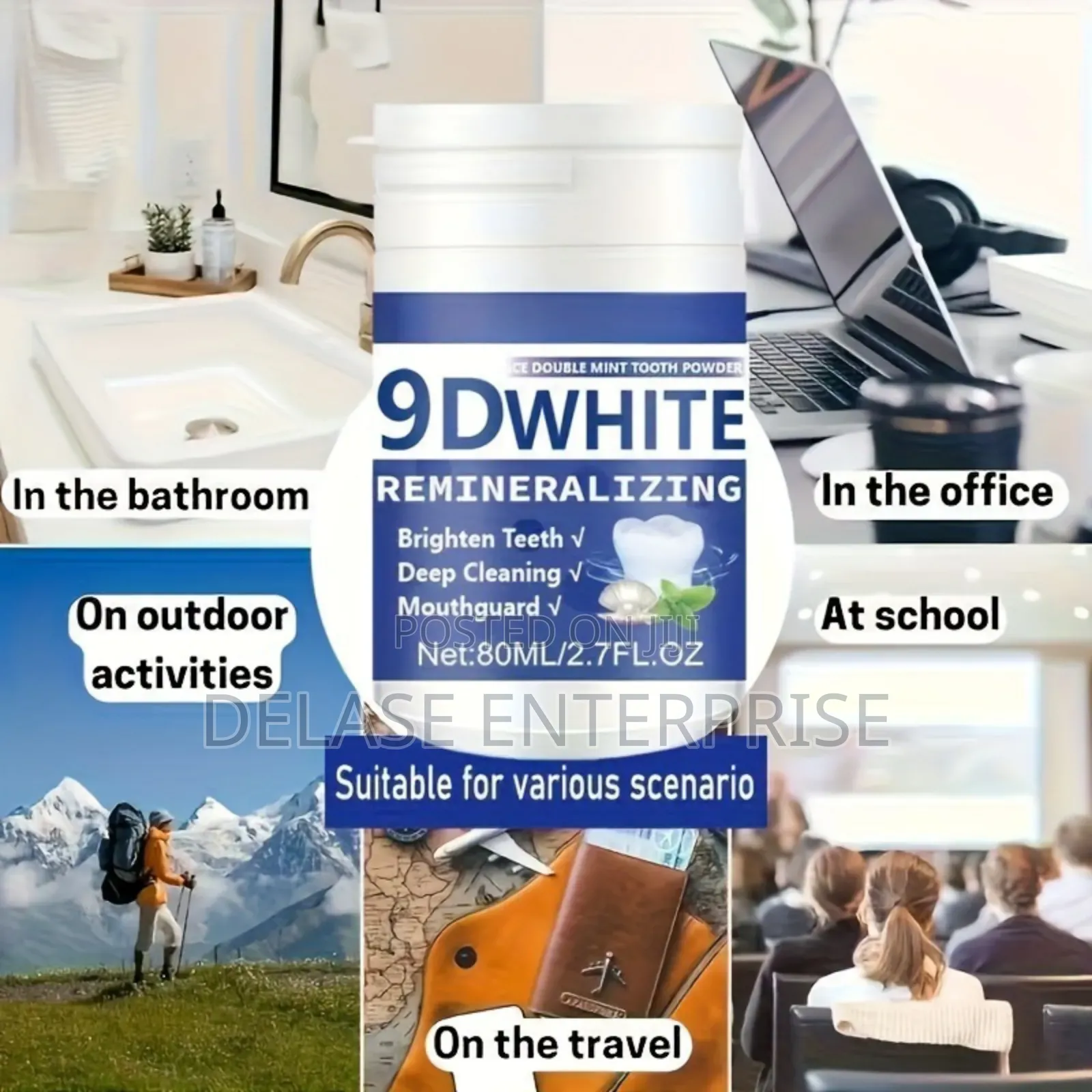 9dwhite Remineralizing Teeth Whitening Powder