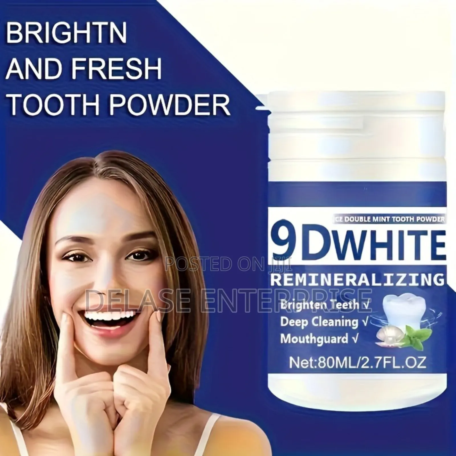 9dwhite Remineralizing Teeth Whitening Powder