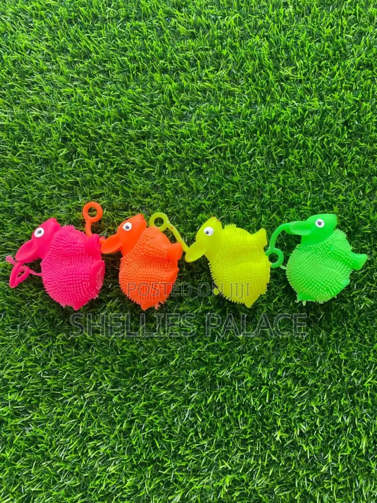 12pcs Flash Ball Cute Children's Funny Squeeze Elastic