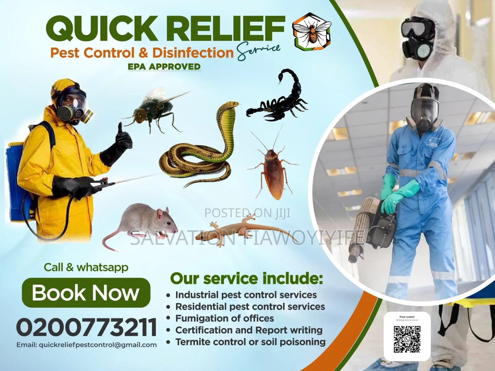 Fumigation and Disinfection Services